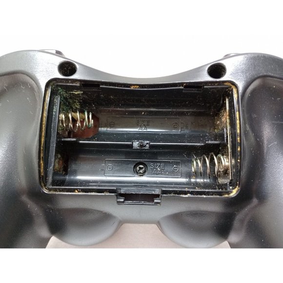 Game Stop BB-178 Wireless PlayStation 2 Controller Silver! Missing Battery Cover - Picture 8 of 8